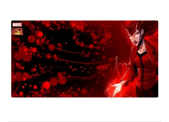 Gamers Guild AZ USAopoly Marvel Dice Throne Scarlet Witch Premium Playmat Discontinue