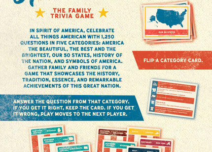 Gamers Guild AZ USAopoly Spirit Of America Trivia (Pre-Order) USAopoly