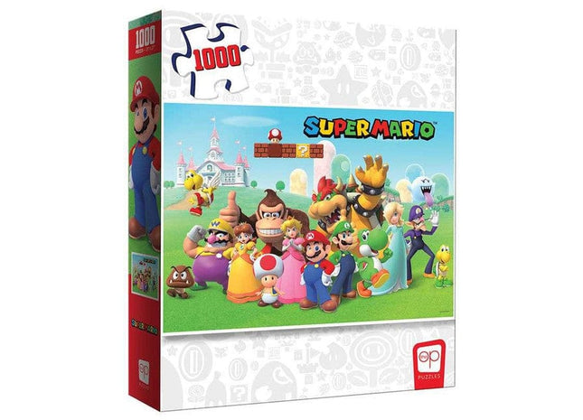 Gamers Guild AZ USAopoly Super Mario Mushroom King - 1000-Piece Puzzle Mad Al