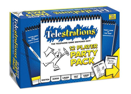 Gamers Guild AZ USAopoly Telestrations: 12 Player Party Pack (2025 Refresh) (Pre-Order) USAopoly