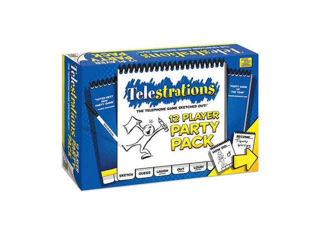 Gamers Guild AZ USAopoly Telestrations: 12 Player Party Pack (2025 Refresh) (Pre-Order) USAopoly