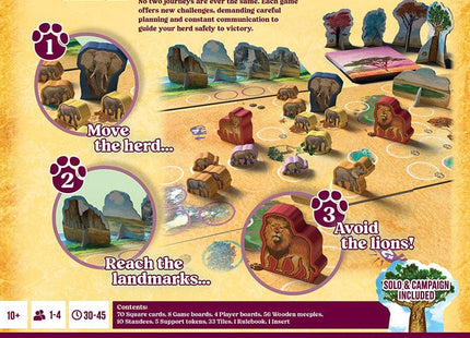 Gamers Guild AZ USAopoly TEMBO: Survival on the Savanna (Pre-Order) USAopoly