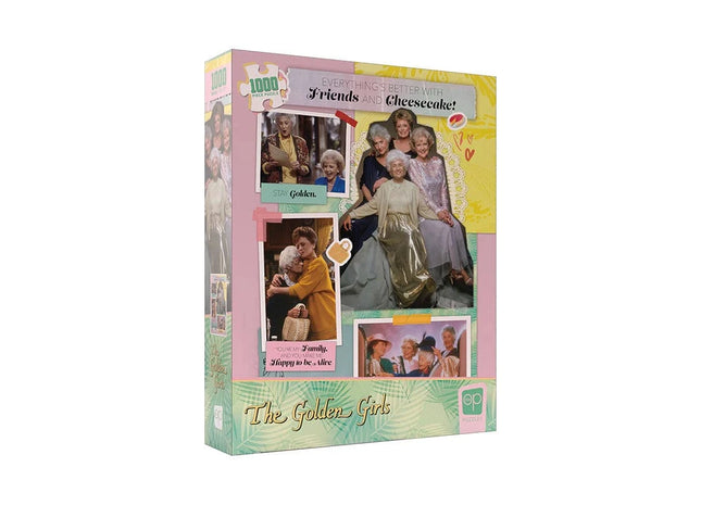 Gamers Guild AZ USAopoly The Golden Girls “Everything’s Better with Friends and Cheesecake” 1000 Piece Puzzle USAopoly
