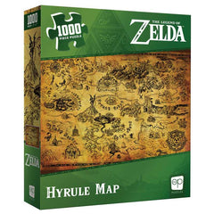 Gamers Guild AZ USAopoly The Legend of Zelda "Hyrule Map" 1000 Piece Puzzle USAopoly
