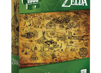 Gamers Guild AZ USAopoly The Legend of Zelda "Hyrule Map" 1000 Piece Puzzle USAopoly