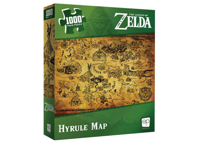 Gamers Guild AZ USAopoly The Legend of Zelda "Hyrule Map" 1000 Piece Puzzle USAopoly