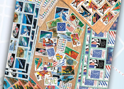 Gamers Guild AZ USAopoly USPS "U.S. Stamps of The 80’s" 1000 Piece Puzzle USAopoly