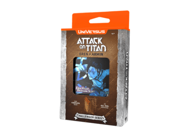 Gamers Guild AZ UVS Games Universus CCG: Attack on Titan: Battle for Humanity - Challenger Deck (Pre-Order) Street Date: 8/16/2024 - ORDER DUE BY: 5/31/2024 Asmodee