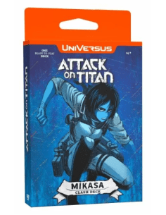 Gamers Guild AZ UVS Games Universus CCG: Attack on Titan: Battle for Humanity - Mikasa Clash Deck (Pre-Order) Street Date: 8/16/2024 - ORDER DUE BY: 5/31/2024 Asmodee