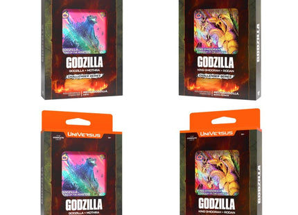 Gamers Guild AZ UVS Games Universus CCG: Godzilla Challenger Series Assorted Display (4CT) (Pre-Order) GTS