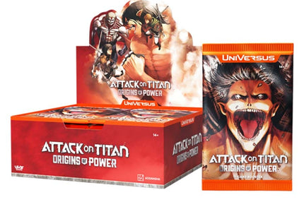 Gamers Guild AZ UVS Games UVS Attack on Titan: Origins of Power Booster (Pre-Order) GTS