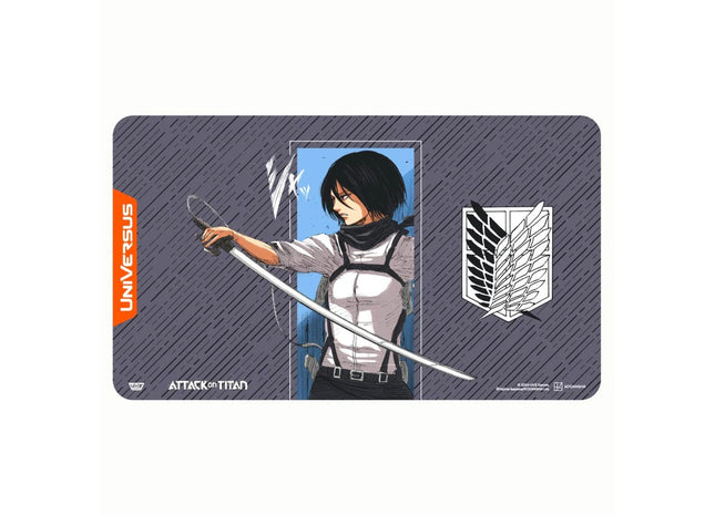 Gamers Guild AZ UVS Games UVS Attack On Titan Playmat: Battle For Humanity - Mikasa Discontinue