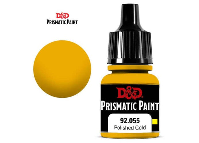 Gamers Guild AZ Vallejo D&D: Prismatic Paint - 92.055 Polished Gold GTS