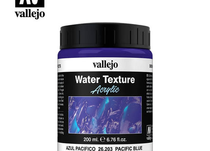 Gamers Guild AZ Vallejo Vallejo: 26.203 Diorama Effects Water Texture Pacific Blue HobbyTyme