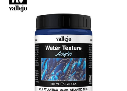 Gamers Guild AZ Vallejo Vallejo: 26.204 Diorama Effects Water Texture Atlantic Blue HobbyTyme