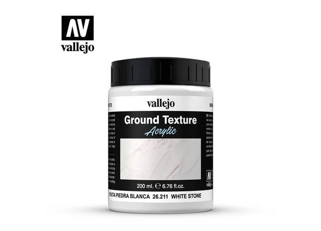 Gamers Guild AZ Vallejo Vallejo: 26.211 Diorama Effects Ground Texture White Stone HobbyTyme
