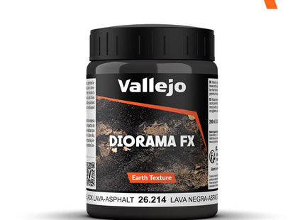 Gamers Guild AZ Vallejo Vallejo: 26.214 Diorama Effects Black Lava-Asphalt ACD Distribution