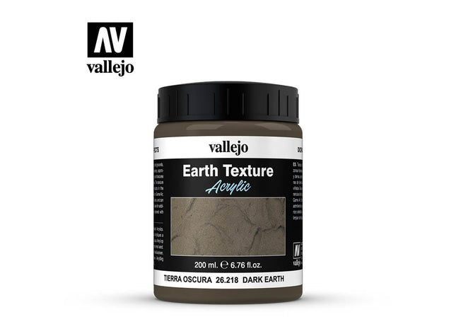 Gamers Guild AZ Vallejo Vallejo: 26.218 Diorama Effects Earth Texture Dark Earth HobbyTyme