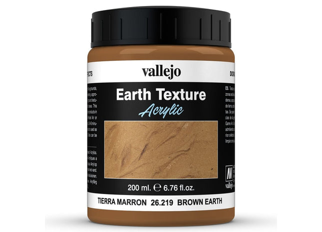 Gamers Guild AZ Vallejo Vallejo: 26.219 Diorama Effects Earth Texture  - Brown Earth HobbyTyme