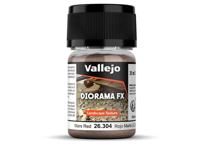Gamers Guild AZ Vallejo Vallejo: 26.304 Diorama Effects - Landscape - Mars Red 0.2-0.6 mm (35ml) (Pre-Order) ACD Distribution