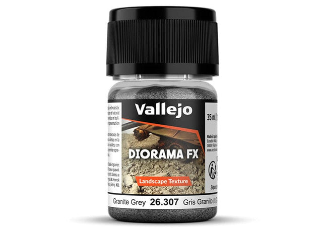 Gamers Guild AZ Vallejo Vallejo: 26.307 Diorama Effects - Landscape - Granite Grey 0.2-0.6 mm (35ml) (Pre-Order) ACD Distribution