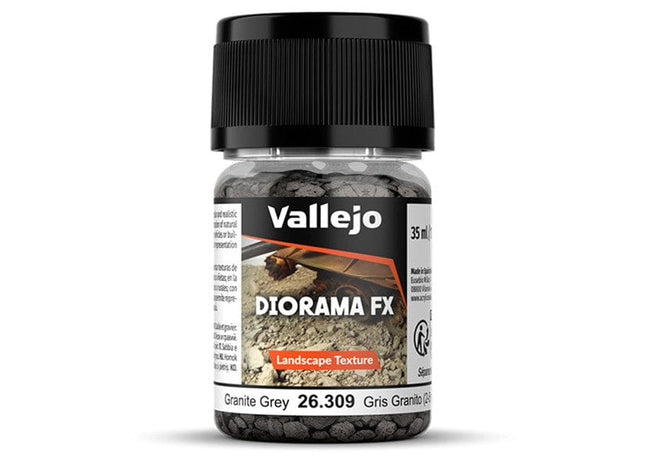 Gamers Guild AZ Vallejo Vallejo: 26.309 Diorama Effects - Landscape - Granite Grey 2-5 mm (35ml) (Pre-Order) ACD Distribution