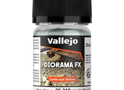 Gamers Guild AZ Vallejo Vallejo: 26.310 Diorama Effects - Landscape - Moss Green 0.1-1 mm (35ml) (Pre-Order) ACD Distribution