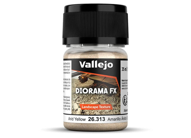 Gamers Guild AZ Vallejo Vallejo: 26.313 Diorama Effects - Landscape - Arid Yellow 0.1-0.6 mm (35ml) (Pre-Order) ACD Distribution
