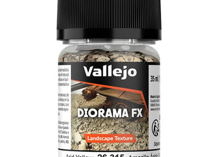 Gamers Guild AZ Vallejo Vallejo: 26.315 Diorama Effects - Landscape - Arid Yellow 2-5 mm (35ml) (Pre-Order) ACD Distribution
