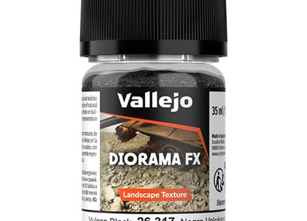 Gamers Guild AZ Vallejo Vallejo: 26.317 Diorama Effects - Landscape - Vulcan Black 0.1-2 mm (35ml) (Pre-Order) ACD Distribution