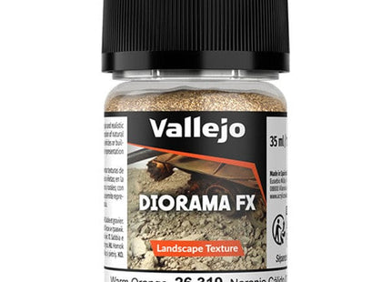 Gamers Guild AZ Vallejo Vallejo: 26.319 Diorama Effects - Landscape - Warm Orange 0.1-0.6 mm (35ml) (Pre-Order) ACD Distribution
