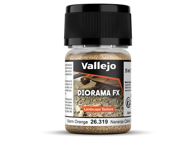 Gamers Guild AZ Vallejo Vallejo: 26.319 Diorama Effects - Landscape - Warm Orange 0.1-0.6 mm (35ml) (Pre-Order) ACD Distribution