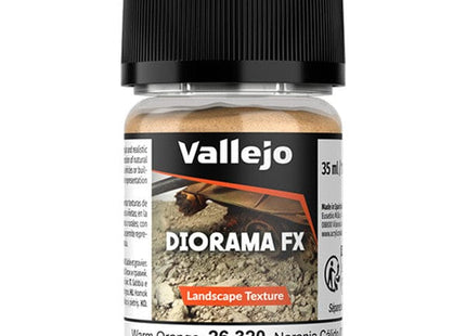 Gamers Guild AZ Vallejo Vallejo: 26.320 Diorama Effects - Landscape - Warm Orange 0.1-1 mm (35ml) (Pre-Order) ACD Distribution