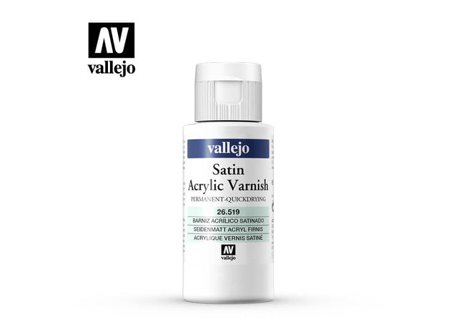Gamers Guild AZ Vallejo Vallejo: 26.519 Permanent Satin Varnish 60ml HobbyTyme