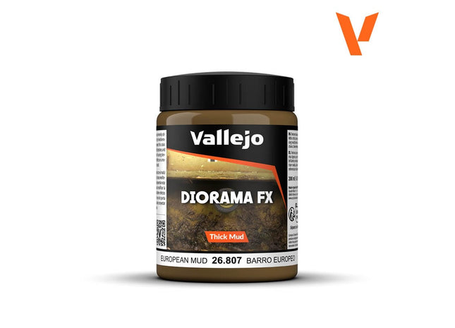 Gamers Guild AZ Vallejo Vallejo: 26.807 Diorama Effects European Mud ACD Distribution