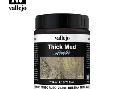Gamers Guild AZ Vallejo Vallejo: 26.808 Diorama Effects Thick Mud Russian Mud HobbyTyme