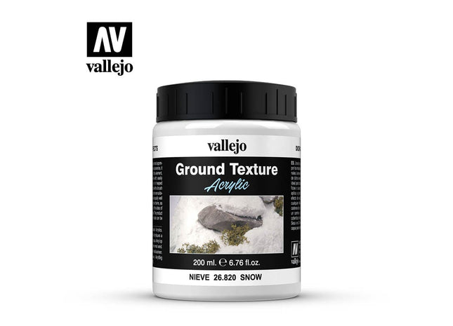 Gamers Guild AZ Vallejo Vallejo: 26.820 Diorama Effects Ground Texture Snow HobbyTyme