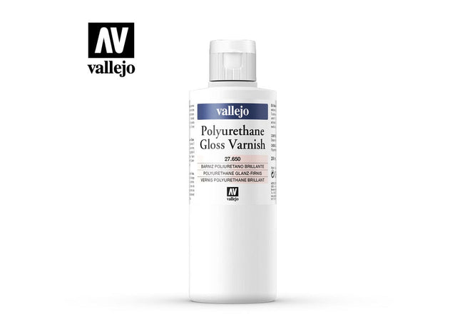 Gamers Guild AZ Vallejo Vallejo: 27.650 Polyurethane Gloss Varnish 200ml HobbyTyme