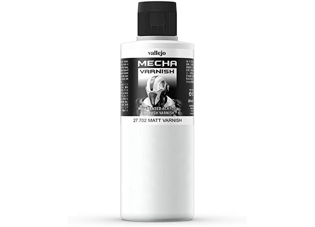 Gamers Guild AZ Vallejo Vallejo: 27.702 Mecha Matt Varnish 200ml HobbyTyme