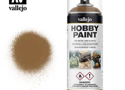 Gamers Guild AZ Vallejo Vallejo: 28.014 Hobby Spray Paint - Leather Brown HobbyTyme