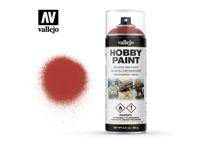 Gamers Guild AZ Vallejo Vallejo: 28.016 Hobby Spray Paint - Scarlet Red HobbyTyme