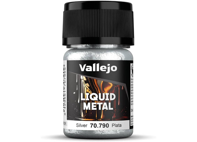 Gamers Guild AZ Vallejo Vallejo: 70.790 Liquid Metal - Silver HobbyTyme