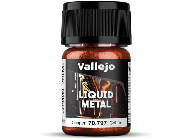 Gamers Guild AZ Vallejo Vallejo: 70.797 Liquid Metal: Copper HobbyTyme