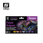 Gamers Guild AZ Vallejo Vallejo: 72.305 Fantasy Color Series - Purple Dragons HobbyTyme