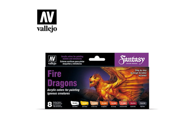 Gamers Guild AZ Vallejo Vallejo: 72.312 Fantasy Color Series - Fire Dragons HobbyTyme