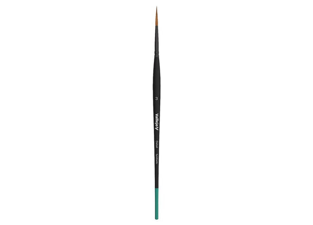 Gamers Guild AZ Vallejo Vallejo Brush: Detail Brush: Round Synthetic No. 3 (Pre-Order) ACD Distribution
