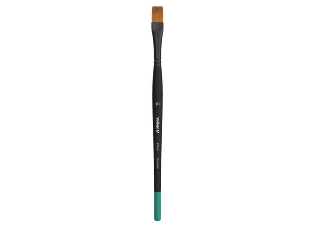Gamers Guild AZ Vallejo Vallejo Brush: Effects Brush: Flat Rectangular Synthetic No. 10 (Pre-Order) ACD Distribution