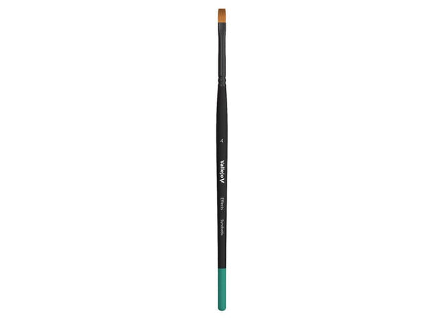 Gamers Guild AZ Vallejo Vallejo Brush: Effects Brush: Flat Rectangular Synthetic No. 4 (Pre-Order) ACD Distribution