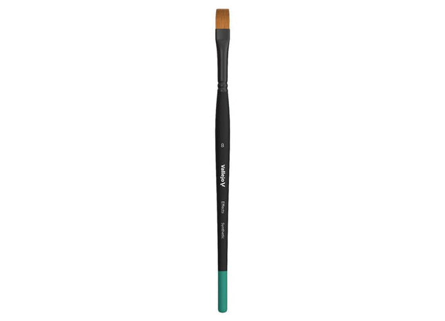 Gamers Guild AZ Vallejo Vallejo Brush: Effects Brush: Flat Rectangular Synthetic No. 8 (Pre-Order) ACD Distribution