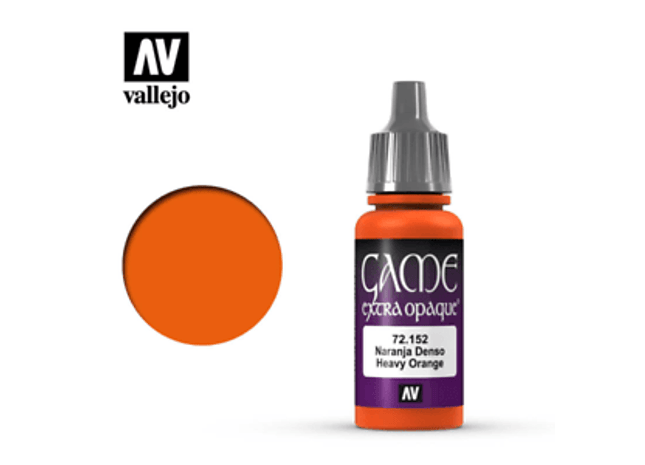 Gamers Guild AZ Vallejo Vallejo: Extra Opaque 72.152 Heavy Orange HobbyTyme